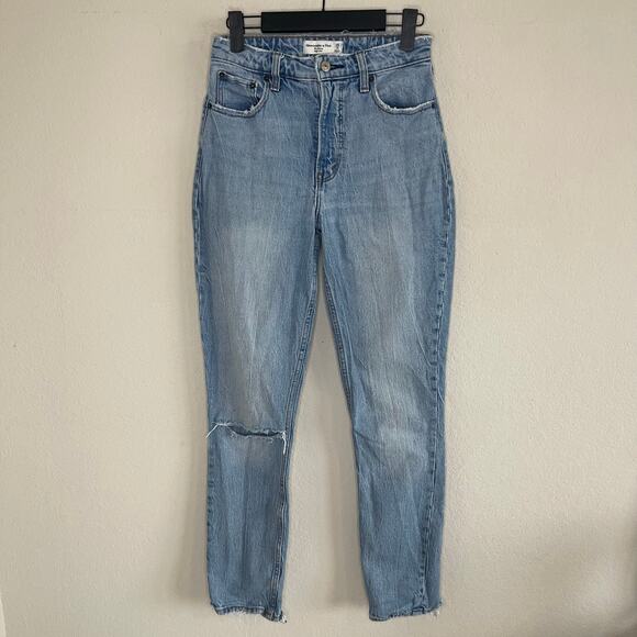 Abercrombie Curve Love The Skinny High Rise Jeans - Size 25/0L Long - Picture 1 of 5